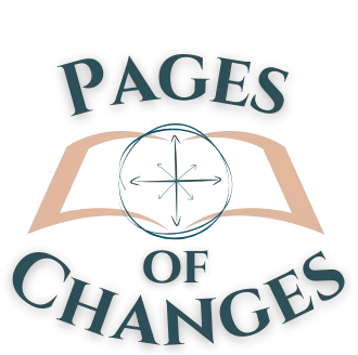 Pages of Changes Small Curved Logo